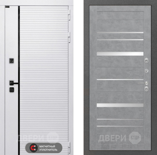 Входная металлическая Дверь Лабиринт (LABIRINT) Royal 20 Бетон светлый в Электроуглях