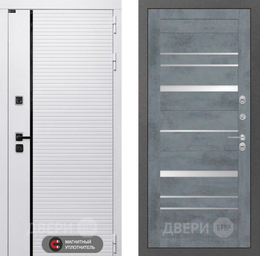 Входная металлическая Дверь Лабиринт (LABIRINT) Royal 20 Бетон темный в Электроуглях