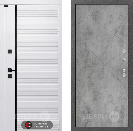 Дверь Лабиринт (LABIRINT) Royal 24 Бетон светлый в Электроуглях