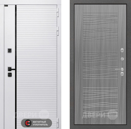 Входная металлическая Дверь Лабиринт (LABIRINT) Royal 06 Сандал грей в Электроуглях