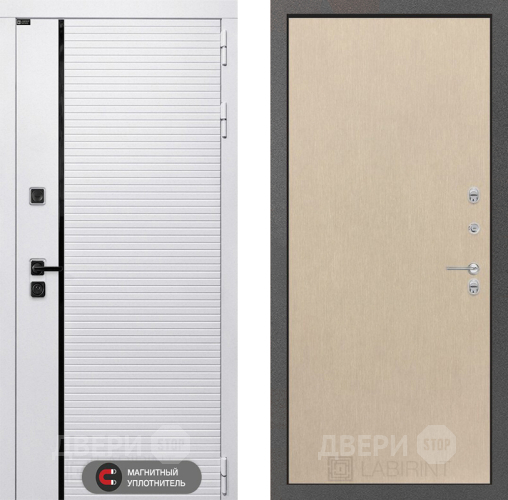 Входная металлическая Дверь Лабиринт (LABIRINT) Royal 05 Венге светлый в Электроуглях