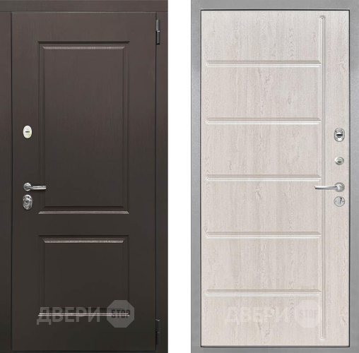 Входная металлическая Дверь Интекрон (INTECRON) Кампо ФЛ-102 Сосна белая в Электроуглях