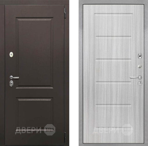 Входная металлическая Дверь Интекрон (INTECRON) Кампо ФЛ-39 Сандал белый в Электроуглях