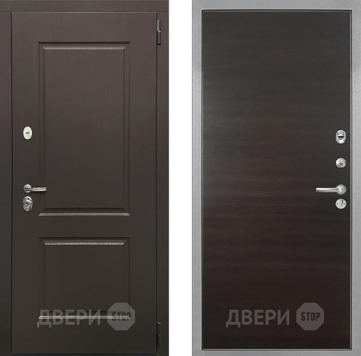 Входная металлическая Дверь Интекрон (INTECRON) Кампо Гладкая Эковенге поперечный в Электроуглях