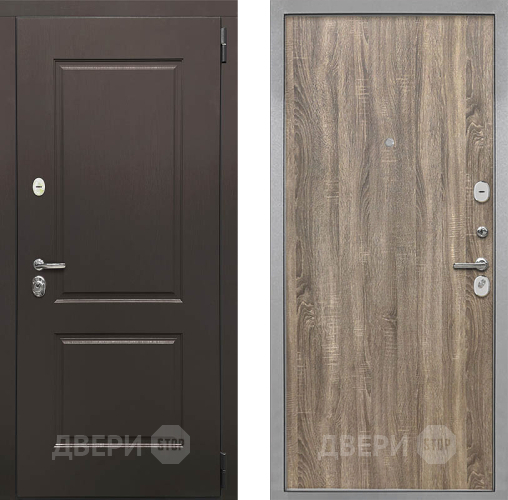 Входная металлическая Дверь Интекрон (INTECRON) Кампо Гладкая Дуб турин в Электроуглях