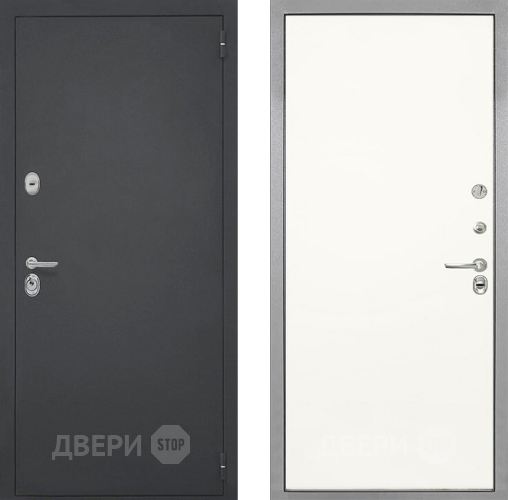 Входная металлическая Дверь Интекрон (INTECRON) Гектор Гладкая Слоновая кость в Электроуглях