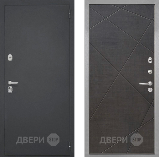 Входная металлическая Дверь Интекрон (INTECRON) Гектор Лучи-М Венге распил кофе в Электроуглях