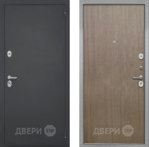 Входная металлическая Дверь Интекрон (INTECRON) Гектор Гладкая шпон Венге коричневый в Электроуглях