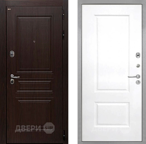 Входная металлическая Дверь Интекрон (INTECRON) Брайтон Тиковое Дерево Альба Роял Вуд белый в Электроуглях