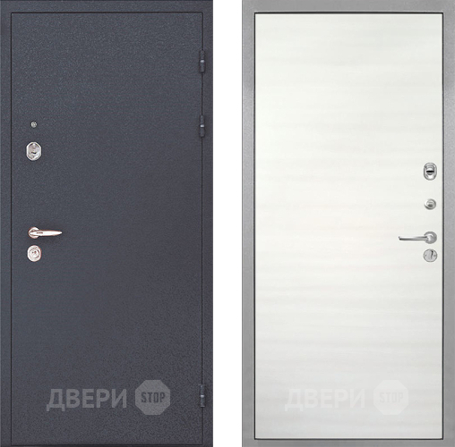 Входная металлическая Дверь Интекрон (INTECRON) Колизей Гладкая Дуб сильвер поперечный в Электроуглях