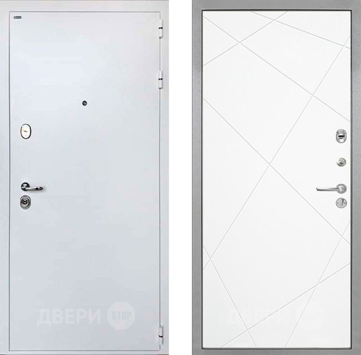 Входная металлическая Дверь Интекрон (INTECRON) Колизей White Лучи-М Софт милк в Электроуглях