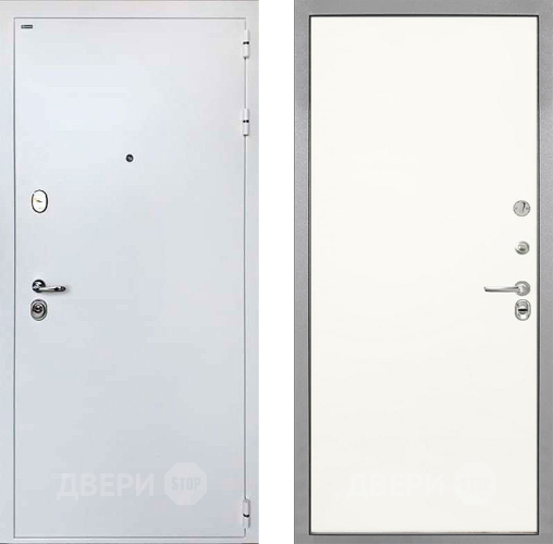 Входная металлическая Дверь Интекрон (INTECRON) Колизей White Гладкая Слоновая кость в Электроуглях