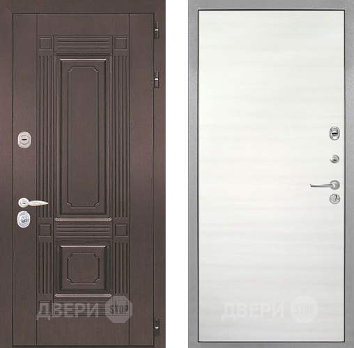 Входная металлическая Дверь Интекрон (INTECRON) Италия Гладкая Дуб сильвер поперечный в Электроуглях