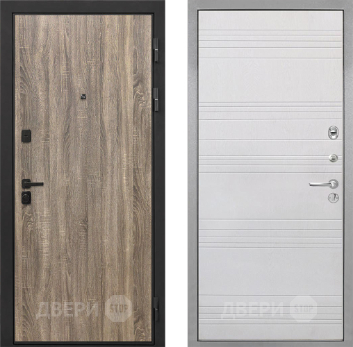 Дверь Интекрон (INTECRON) Профит Black Дуб Турин ФЛ-316 Белый ясень в Электроуглях