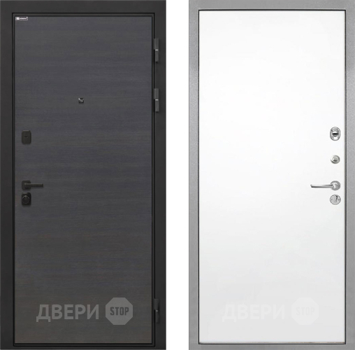 Входная металлическая Дверь Интекрон (INTECRON) Профит Black Эковенге Гладкая Силк Сноу в Электроуглях