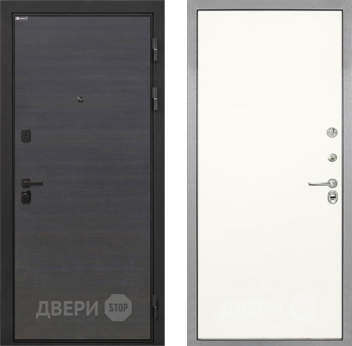 Входная металлическая Дверь Интекрон (INTECRON) Профит Black Эковенге Гладкая Слоновая кость в Электроуглях