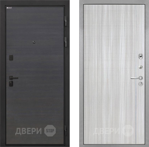 Входная металлическая Дверь Интекрон (INTECRON) Профит Black Эковенге В-07 с молдингом Сандал белый в Электроуглях