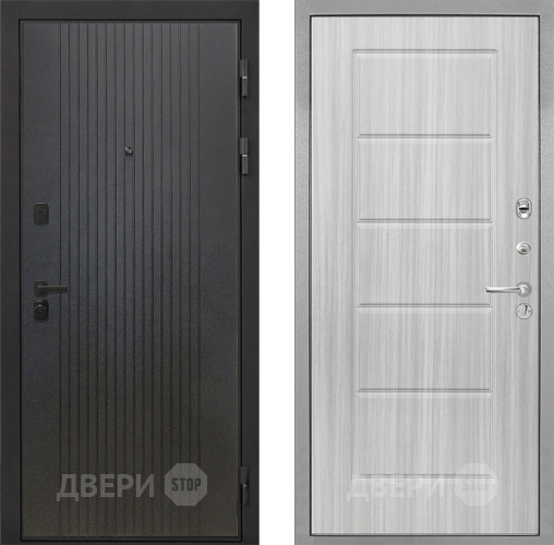 Входная металлическая Дверь Интекрон (INTECRON) Профит Black ФЛ-295 ФЛ-39 Сандал белый в Электроуглях