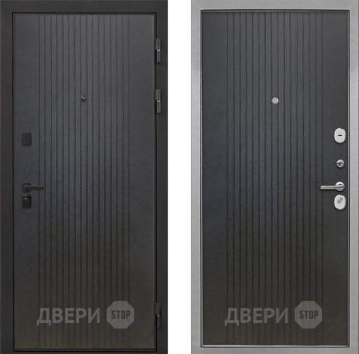Входная металлическая Дверь Интекрон (INTECRON) Профит Black ФЛ-295 ФЛ-295 Лофт черный в Электроуглях