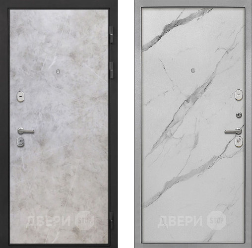 Входная металлическая Дверь Интекрон (INTECRON) Гектор Мрамор Светлый Гладкая Мрамор натуральный арктик в Электроуглях