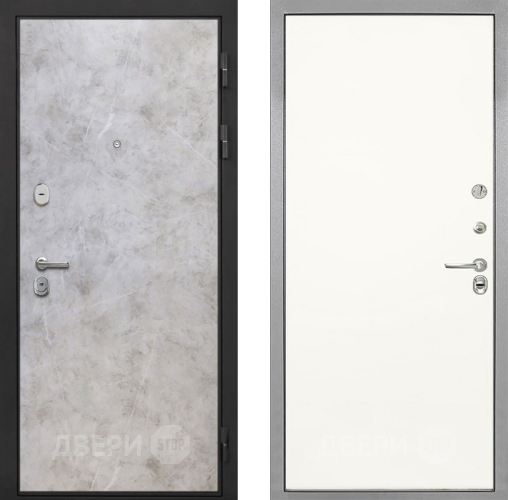 Дверь Интекрон (INTECRON) Гектор Мрамор Светлый Гладкая Слоновая кость в Электроуглях