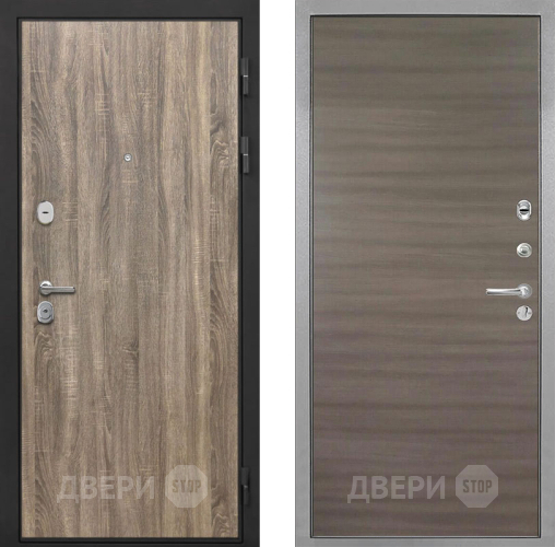 Входная металлическая Дверь Интекрон (INTECRON) Гектор Дуб Турин Гладкая Дуб тоскано поперечный в Электроуглях