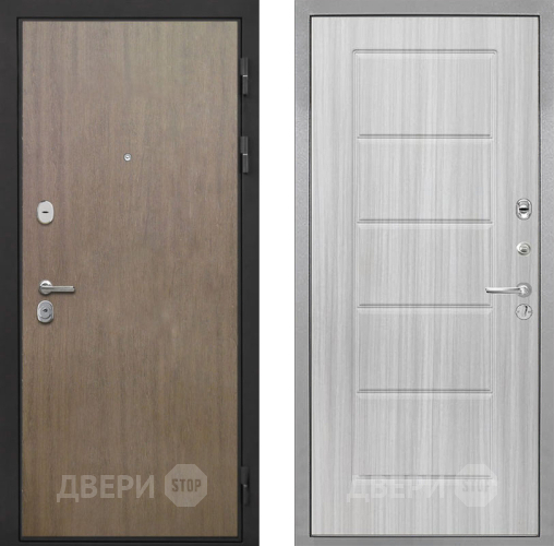Входная металлическая Дверь Интекрон (INTECRON) Гектор Венге Коричневый ФЛ-39 Сандал белый в Электроуглях