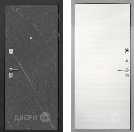 Дверь Интекрон (INTECRON) Гектор Гранит Лава Оникс Гладкая Дуб сильвер поперечный в Электроуглях