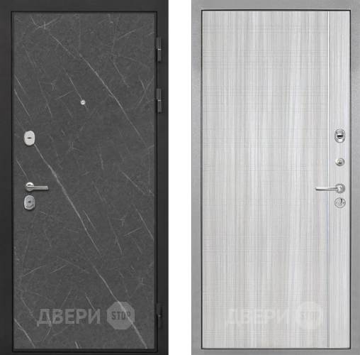 Входная металлическая Дверь Интекрон (INTECRON) Гектор Гранит Лава Оникс В-07 с молдингом Сандал белый в Электроуглях