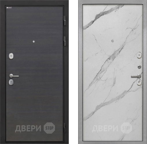 Входная металлическая Дверь Интекрон (INTECRON) Гектор Эковенге Гладкая Мрамор натуральный арктик в Электроуглях