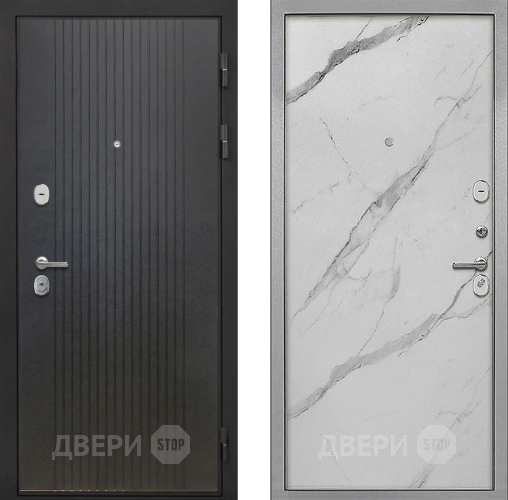 Входная металлическая Дверь Интекрон (INTECRON) Гектор ФЛ-295 Гладкая Мрамор натуральный арктик в Электроуглях