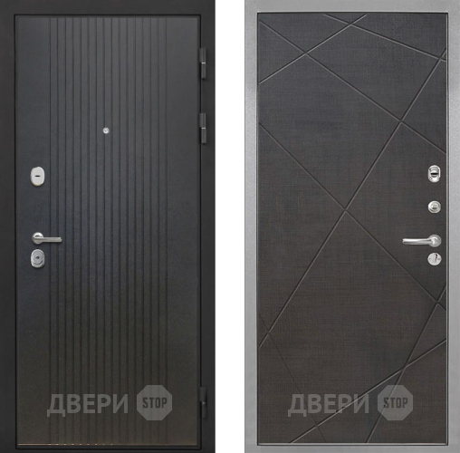 Входная металлическая Дверь Интекрон (INTECRON) Гектор ФЛ-295 Лучи-М Венге распил кофе в Электроуглях