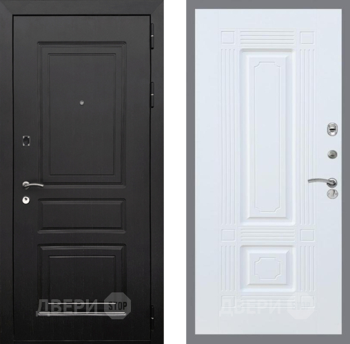 Входная металлическая Дверь Рекс (REX) 6 Венге FL-2 Силк Сноу в Электроуглях