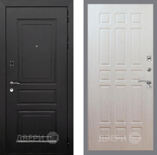 Входная металлическая Дверь Рекс (REX) 6 Венге FL-33 Беленый дуб в Электроуглях