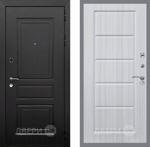 Входная металлическая Дверь Рекс (REX) 6 Венге FL-39 Сандал белый в Электроуглях