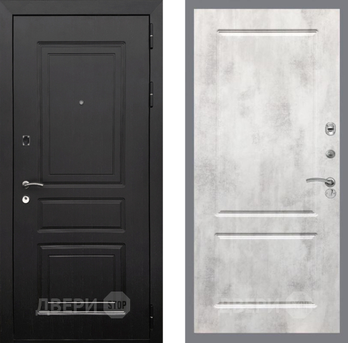 Входная металлическая Дверь Рекс (REX) 6 Венге FL-117 Бетон светлый в Электроуглях