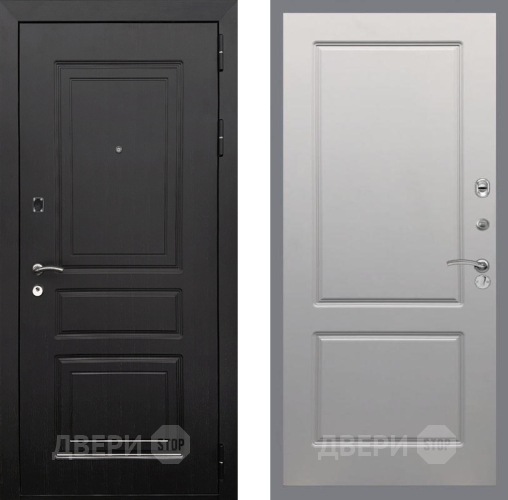 Входная металлическая Дверь Рекс (REX) 6 Венге FL-117 Грей софт в Электроуглях