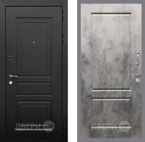 Входная металлическая Дверь Рекс (REX) 6 Венге FL-117 Бетон темный в Электроуглях