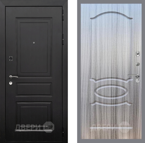 Входная металлическая Дверь Рекс (REX) 6 Венге FL-128 Сандал грей в Электроуглях