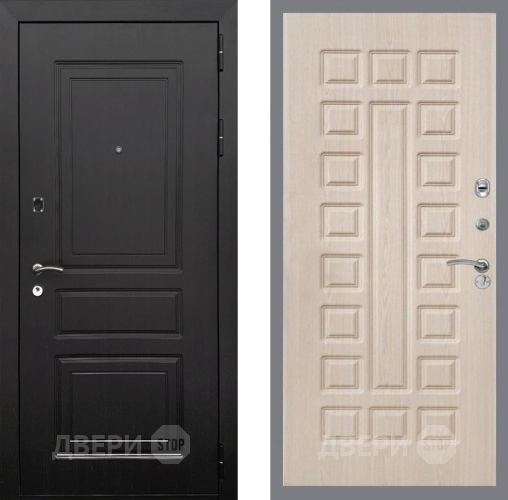 Входная металлическая Дверь Рекс (REX) 6 Венге FL-183 Беленый дуб в Электроуглях