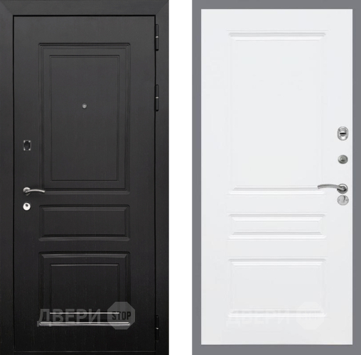 Входная металлическая Дверь Рекс (REX) 6 Венге FL-243 Силк Сноу в Электроуглях