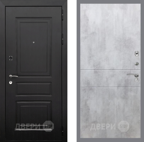 Входная металлическая Дверь Рекс (REX) 6 Венге FL-290 Бетон светлый в Электроуглях