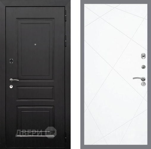 Входная металлическая Дверь Рекс (REX) 6 Венге FL-291 Силк Сноу в Электроуглях