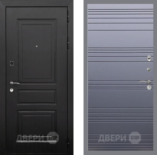 Входная металлическая Дверь Рекс (REX) 6 Венге Line Силк титан в Электроуглях