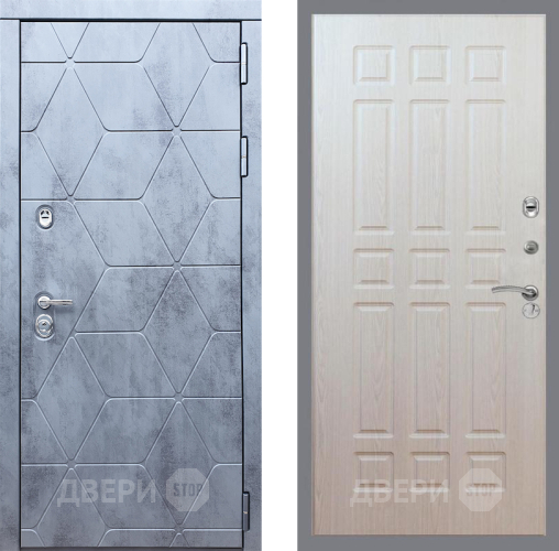 Входная металлическая Дверь Рекс (REX) 28 FL-33 Беленый дуб в Электроуглях