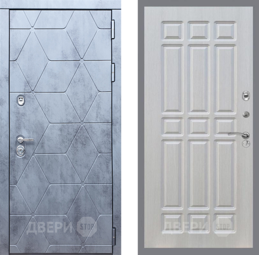 Входная металлическая Дверь Рекс (REX) 28 FL-33 Лиственница беж в Электроуглях