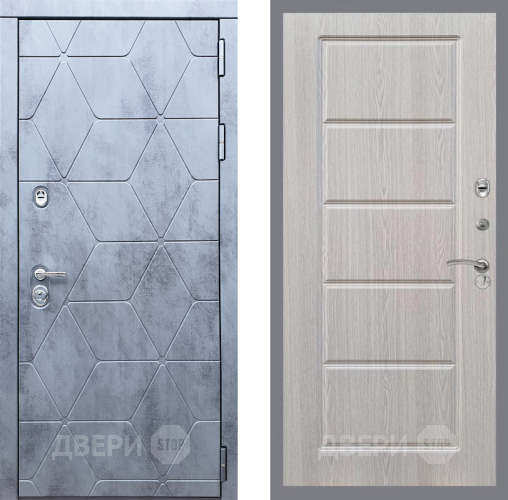 Входная металлическая Дверь Рекс (REX) 28 FL-39 Беленый дуб в Электроуглях