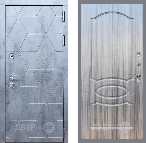 Входная металлическая Дверь Рекс (REX) 28 FL-128 Сандал грей в Электроуглях