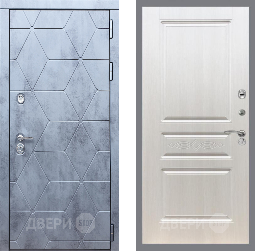 Входная металлическая Дверь Рекс (REX) 28 FL-243 Лиственница беж в Электроуглях