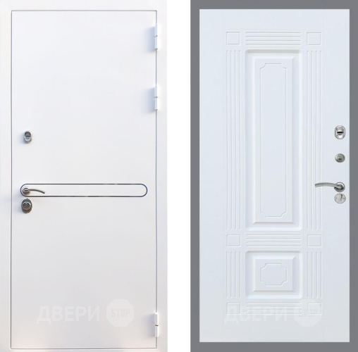 Входная металлическая Дверь Рекс (REX) 27 FL-2 Силк Сноу в Электроуглях